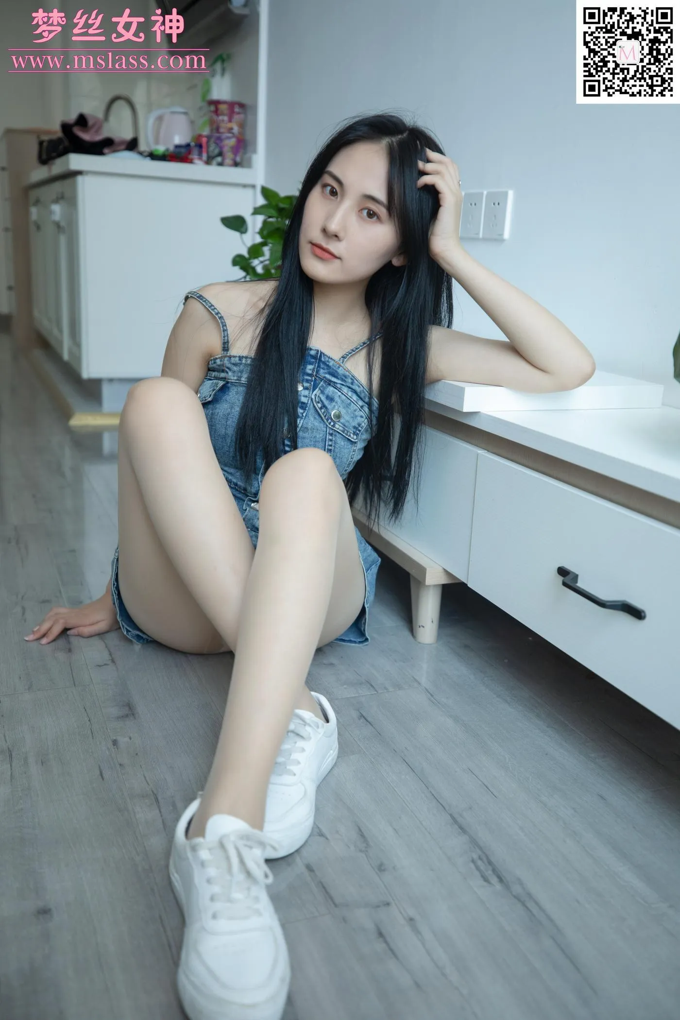 [MSLASS梦丝女神] 2020.06.27 NO.116 小允儿 牛仔连衣裙 [62P]插图1